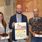 Lourdes Ravetllat, Jordi Verdú y Jordi Camats, durante la presentación ayer de la prueba.