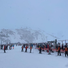 Prop d’un miler d’escolars van esquiar ahir a l’estació de Boí Taüll.