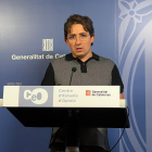 El director del CEO, Jordi Muñoz, en rueda de prensa presentando los resultados de la encuesta Ómnibus