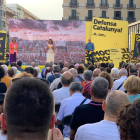 Granollers intervino en el acto central de ERC en Barcelona.