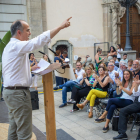 Jordi Turull, ayer durante su intervención en el acto de Junts per Catalunya en Lleida.