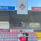 Betriu, durante su presentación como nuevo futbolista del club.