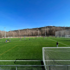 Imagen del nuevo campo de La Pobla de Segur, que se empezó a construir en febrero de 2022 en el Barri de l’Estació.