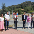 Illa a la Seu amb representants del PSC de Lleida.