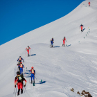 Imagen de archivo de una edición anterior de la carrera de skimo en Andorra. 