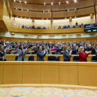 Una sesión de control al Gobierno en el Senado.