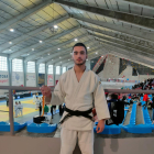 David Peralta, amb la medalla de bronze aconseguida a Tortosa.