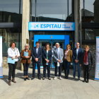 El conseller de Salud, Manel Balcells, y la síndica de Aran, Maria Vergés, han visitado el Espitau Val d'Aran.