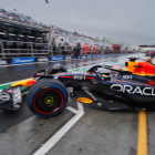 Max Verstappen, ayer durante la jornada del GP de Canadá.