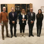 La consellera de Cultura, Natàlia Garriga, ha presentat al Morera. Museu d'Art Modern i Contemporani de Lleida les noves adquisicions de la Col·lecció Nacional, acompanyada d'autoritats