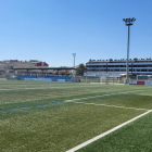 El camp de futbol del complex Antoni Palau.