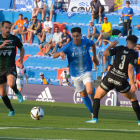David López, en el partit de play-off contra el Sestao.