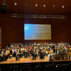 Cantata a l'Auditori amb gairebé 300 alumnes d'escoles de Lleida
