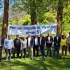 Representants del sector empresarial del Pirineu es van reunir recentment en suport al projecte.