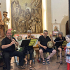 El grup de música tradicional Guerrilla Folk actua al Peu del Romeu