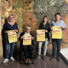 Llauradó, Latorre, Noguera y Barrull en la presentación de la feria.