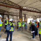 Constructoras visitan espacios de la futura estación de bus