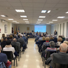 La presentación de los proyectos en el ayuntamiento de Aitona.