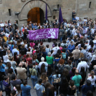 Imagen de una protesta contra la violencia sexual. 