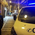 Una patrulla de la Policia Local de Pamplona.