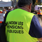 Una movilización en favor de las pensiones públicas.