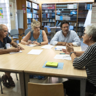 La reunió entre representants de la FAV i Junts es va produir al centre cívic de Balàfia.