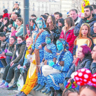 Les disfresses cinematogràfiques, com aquest d’‘Avatar’, van abundar a la rua de Carnaval.