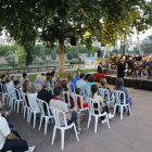 L’actuació ahir a Blas Infante de la Big Band del Conservatori Municipal de Lleida.