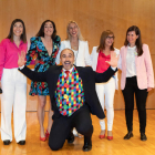D'esquerra a dreta: Núria Roure, Cristina Masachs, mentora de negocis, Dra. Radharani Jiménez, ginecóloga experta en menopausa, Mariví Chacón, Laia Vergés directora de I+D Zyrcular Foods i Alonso Pulido, conferencista i escriptor.