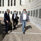 Josep Ibarz durante la celebración del juicio en mayo de 2021 en el Juzgado de lo Penal 1 de Lleida. 