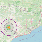 Mapa de la destrucción generada por el impacto de un asteroide del tamaño de Dimorphos sobre Lleida.