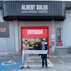 Ferreteria Albert Soler mostra el seu suport a la marató de Lleida.