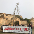 L’acte reivindicatiu per exigir que s’actuï a Vallmanya.