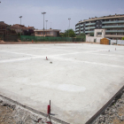 Espai en el qual s’instal·laran les pistes de pàdel.