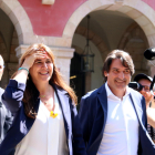 Laura Borràs y Francesc de Dalmases, juntos el 28 de julio.