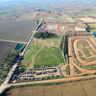 Vista aérea del parque de La Serra. 