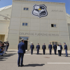 Un caça F18 s'estavella a la Base de Saragossa i el pilot aconsegueix sortir a temps