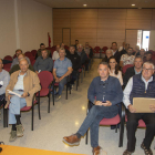 L’assemblea de regants del canal Segarra-Garrigues celebrada ahir a Tàrrega.