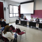 Un moment de la inauguració ahir del congrés a la UdL.