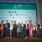 Foto de família dels premiats a la Nit Gourmet Català, celebrada dimarts a Barcelona.
