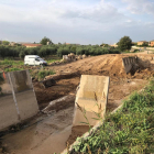 Obras en el Canal d'Urgell para evitar inundaciones en Arbeca