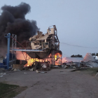 Imatge del resultat del recent atac rus sobre sitges de gra ucraïneses a Odessa.
