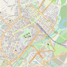 Mapa del recorregut urbà de la Marató de Lleida