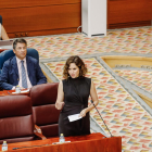 Isabel Díaz Ayuso, que ahir va demanar la dimissió de l’esquerra a l’Assemblea per l’“ús de la Justícia”.