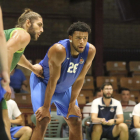 Marvin Ogunsipe, en un partit de la passada temporada amb el CB Almansa.