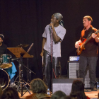 Kelly Isaiah, la veu de Koers, cantant de soul i gòspel ahir al Cafè del Teatre.