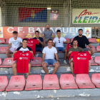 Alguns dels jugadors renovats del Balaguer.