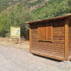 Una de las casetas de control de acceso del parque natural. 