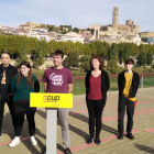 La CUP Lleida presenta los abanderados de la lista de las elecciones municipales