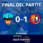 Resultat del Lleida Esportiu 0 – Olot 1